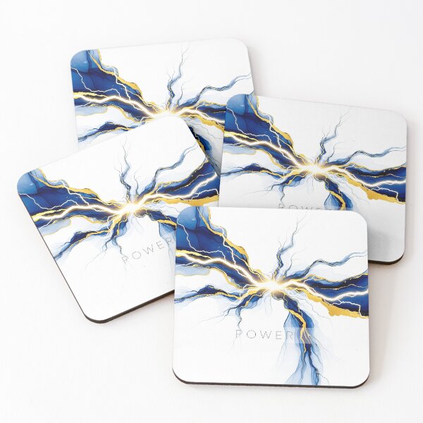 Item preview, Power Abstract Lightning Fluid Art Spiritual Design designed and sold by Osmose-Studio.