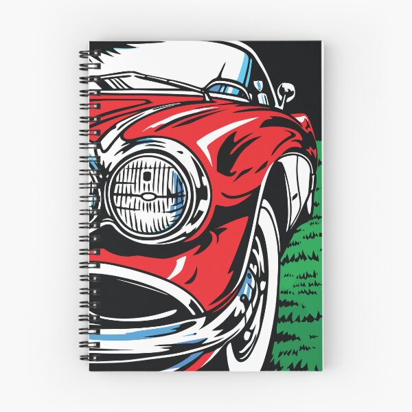 Item preview, Red Classic Car Headlight Nature Scene Art designed and sold by RamyGallery.