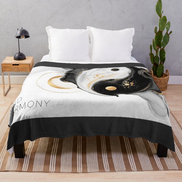 Item preview, Find Harmony Abstract Yin Yang Fluid Art Spiritual Design designed and sold by Osmose-Studio.