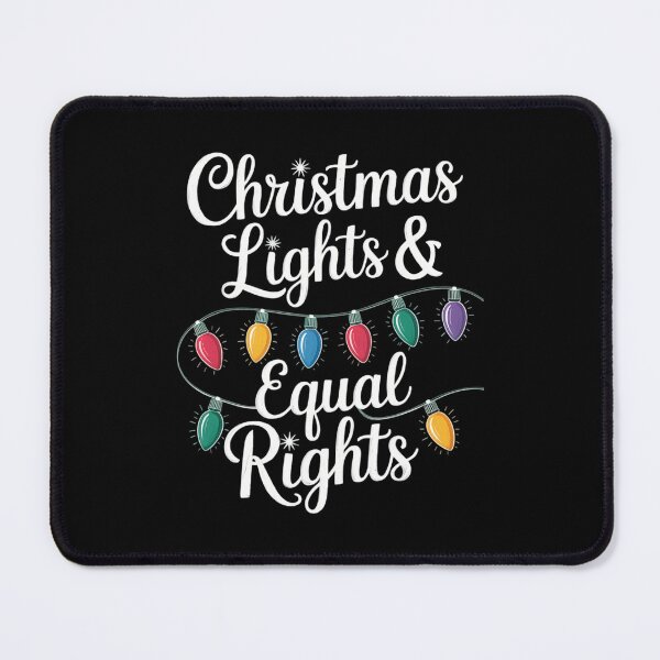 Item preview, Christmas Lights Equal Pride Christmas Rainbow Holiday LGBTQ Christmas designed and sold by TrinaEspinoza.