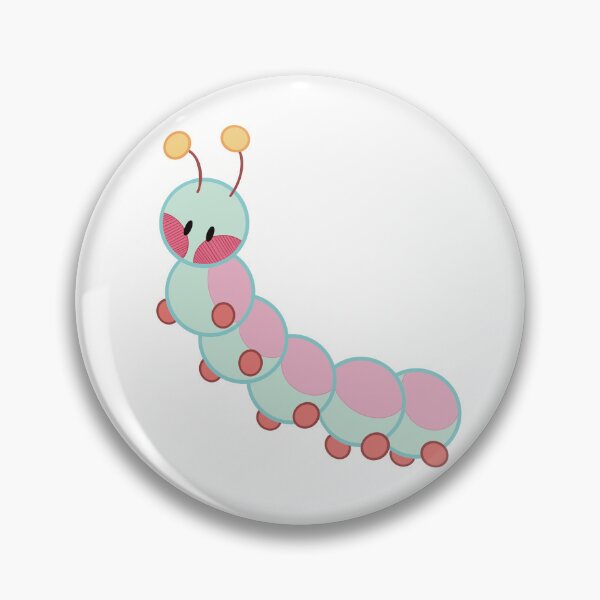 Item preview, chibi caterpillar (pink) designed and sold by Star*Catcher.