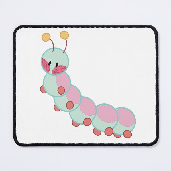 Item preview, chibi caterpillar (pink) designed and sold by Star*Catcher.