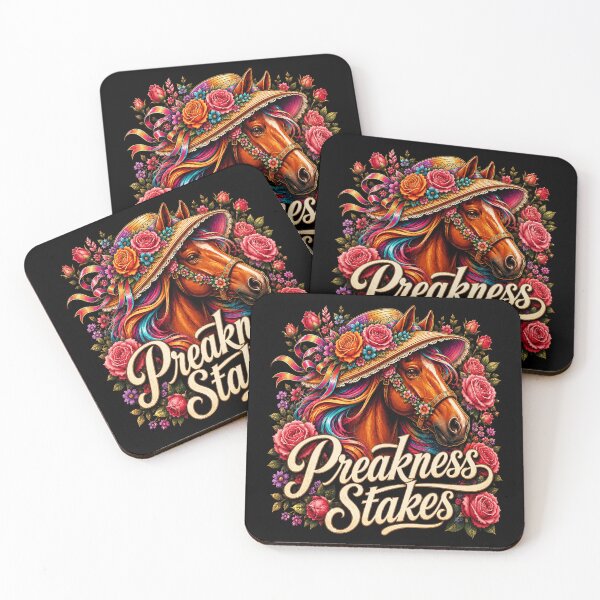 Item preview, Preakness Stakes Horse Racing Derby Vintage Style designed and sold by schoolofbullies.