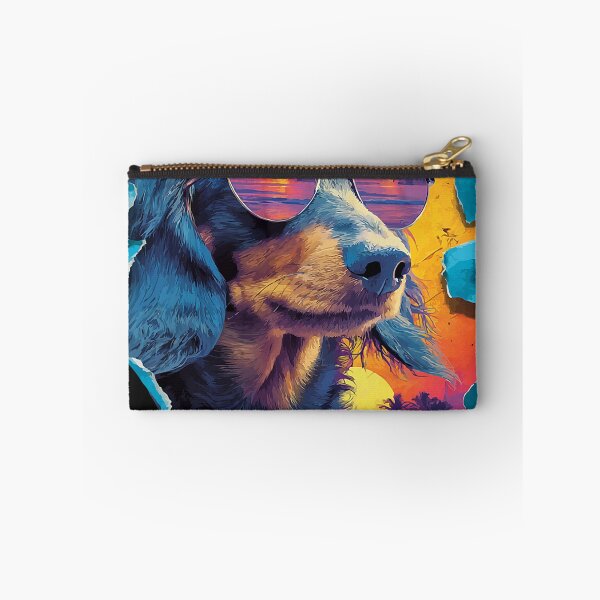Item preview, Dachshund with Sunglasses Sunset Beach Tropical Dog Summer designed and sold by Littermin.