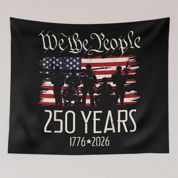 Item preview, We The People 250 Years 1776 2026 American Patriot Military Veteran Constitutional Anniversary designed and sold by QuentinHarrow.