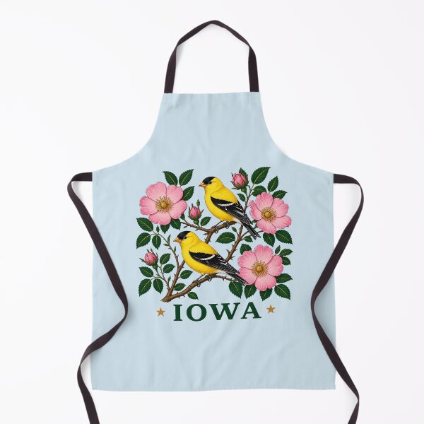 Item preview, Iowa Goldfinches & Prairie Roses Vintage Homage designed and sold by The-Drip-Studio.