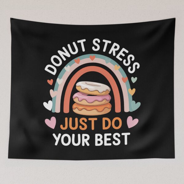 Item preview, Donut Stress Just Do Ur Best Rock The Test Day Teacher designed and sold by TrinaEspinoza.