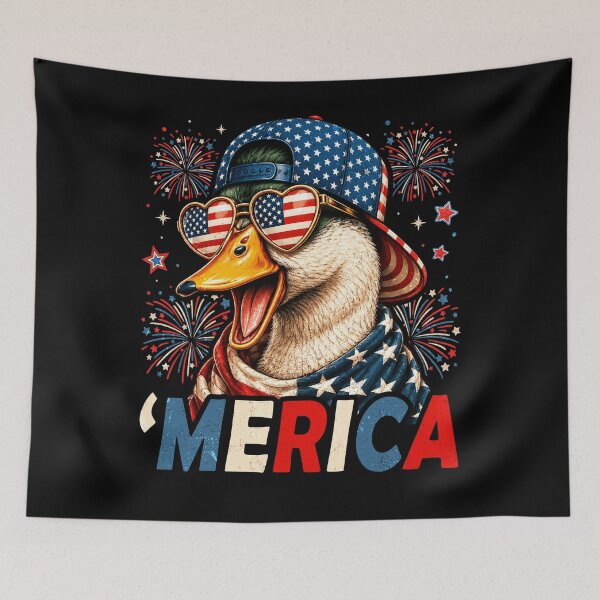Item preview, ‘Merica Duck designed and sold by schoolofbullies.