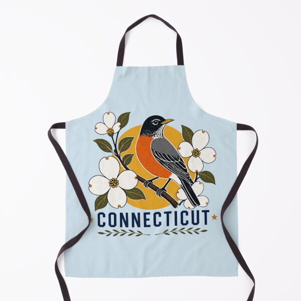Item preview, Connecticut Robin & Dogwood Heritage Emblem designed and sold by The-Drip-Studio.