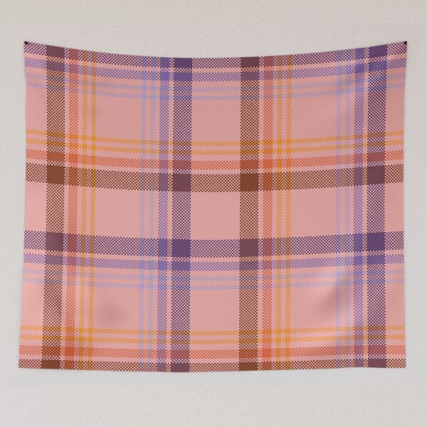 Item preview, Soft Pink and Purple Tartan Seamless Background designed and sold by PowerAntShop.