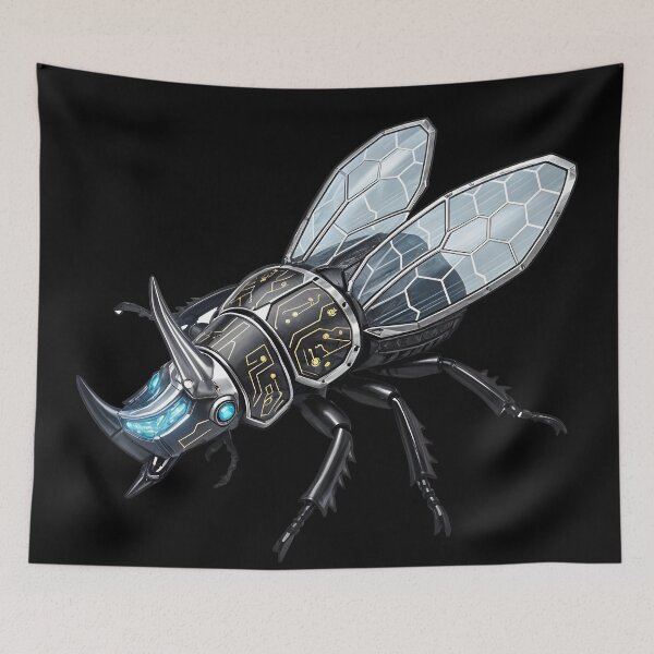 Item preview, Cyber-Scarab: Bionic Circuit Beetle designed and sold by BGM by AI.