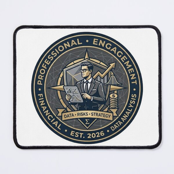 Item preview, Professional Actuary Heritage Emblem - Luxury Financial Risk & Data Analysis Corporate Badge designed and sold by Psychlee Best Finds.