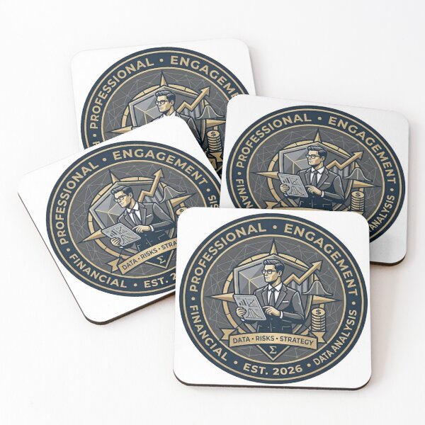 Item preview, Professional Actuary Heritage Emblem - Luxury Financial Risk & Data Analysis Corporate Badge designed and sold by Psychlee Best Finds.