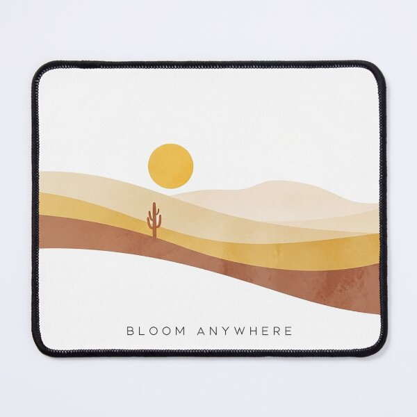 Item preview, Bloom Anywhere Minimalist Desert Dune Cactus Spiritual Art designed and sold by Osmose-Studio.