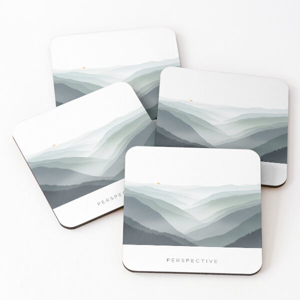 Item preview, Perspective Minimalist Valley Gorge View Spiritual Art designed and sold by Osmose-Studio ⭐⭐⭐⭐⭐.