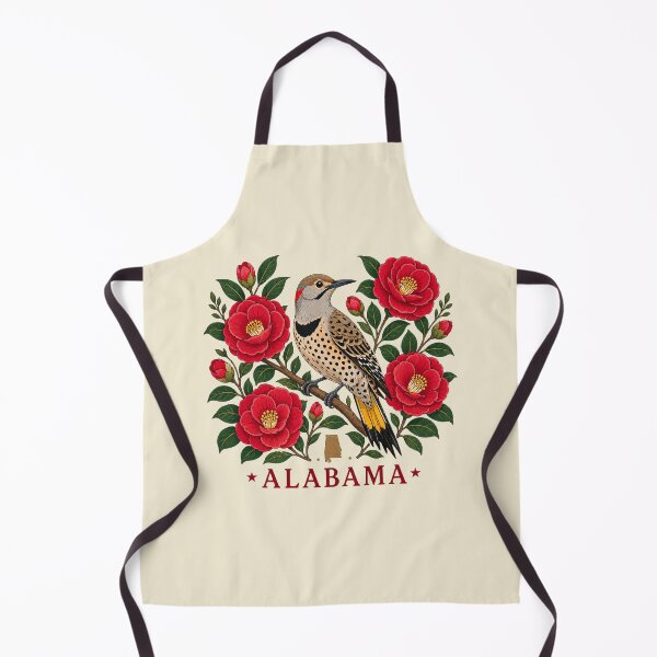 Item preview, Alabama Yellowhammer & Camellia Floral State Emblem designed and sold by The-Drip-Studio.