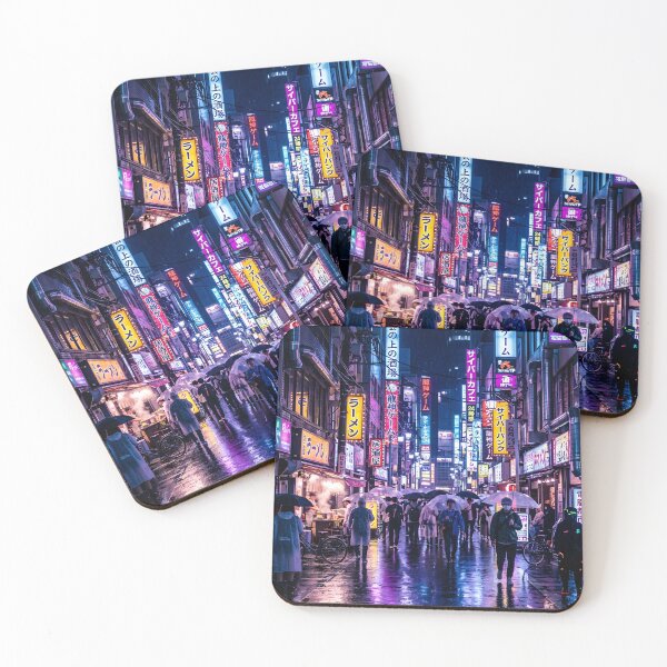 Item preview, Neon Tokyo Cyberpunk Aesthetic designed and sold by OVERRIDESTUDIOS.