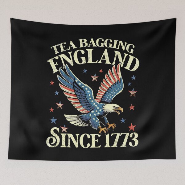 Item preview, Tea Bagging England Since 1773 4th Of July Vintage Retro designed and sold by Ortigzitoun.