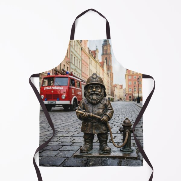 Item preview, Thinking of Wroclaw: Firefighter Gnome designed and sold by Purrfecta.