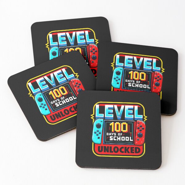 Item preview, Level 100 Days of School Unlocked - Retro Game Badge designed and sold by FGTV2021.