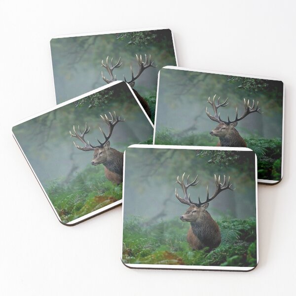 Item preview, Deer, dark green, nature designed and sold by 6-nx.