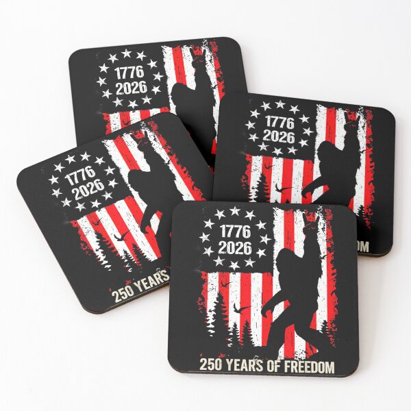 Item preview, Bigfoot Sasquatch American Patriot 250 Years Of Freedom 1776 2026 designed and sold by QuentinHarrow.