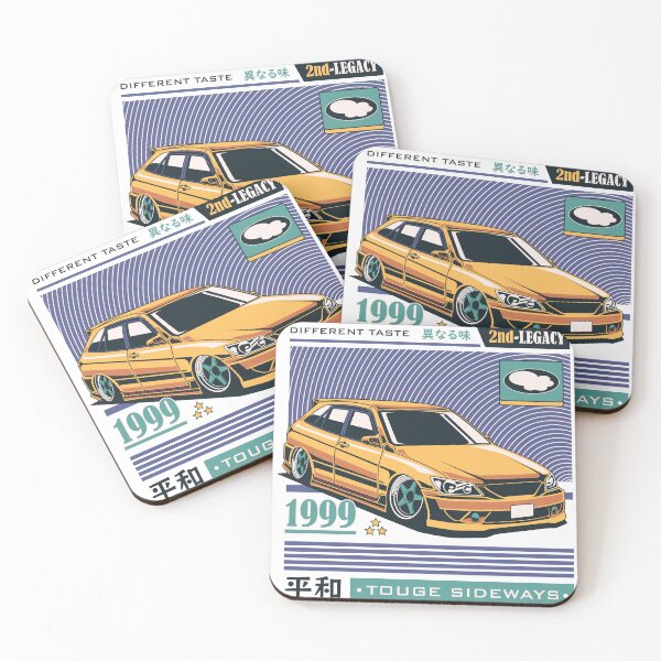 Item preview, Touge Sideways 2nd Legacy - JDM Slammed Wagon Different Taste 1999 Poster designed and sold by Pupung oktavian.
