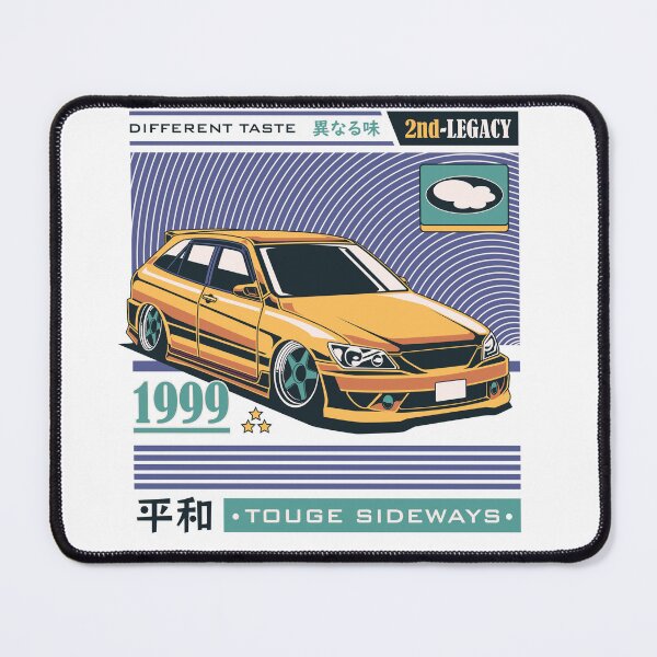 Item preview, Touge Sideways 2nd Legacy - JDM Slammed Wagon Different Taste 1999 Poster designed and sold by Pupung oktavian.