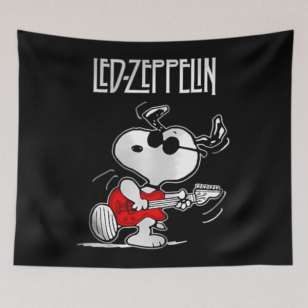 Item preview, Snoopy Rocking Led Zeppelinoopy designed and sold by Thewallart.