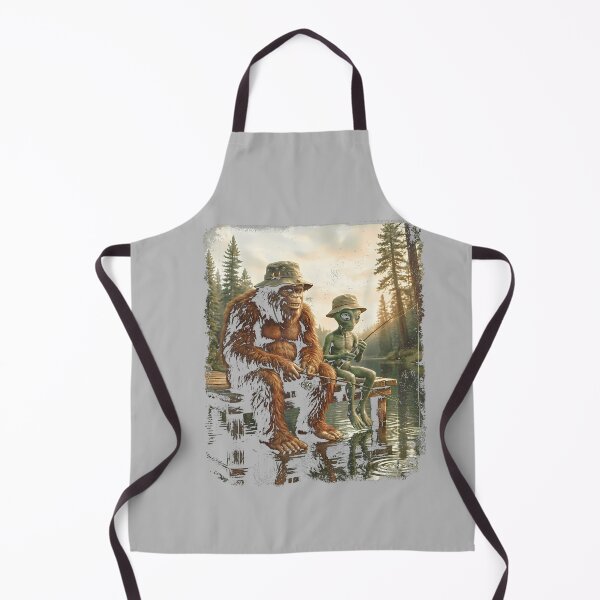 Item preview, Bigfoot Alien Fishing Funny Men UFO Sasquatch Lovers Camping designed and sold by mjohnson9.