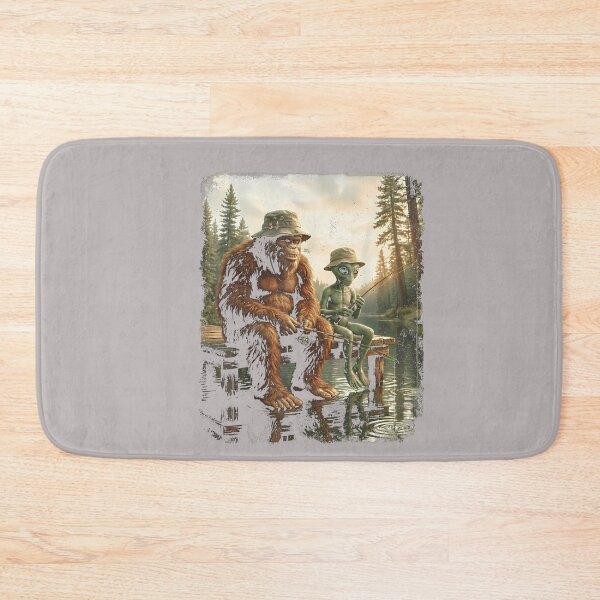 Item preview, Bigfoot Alien Fishing Funny Men UFO Sasquatch Lovers Camping designed and sold by mjohnson9.