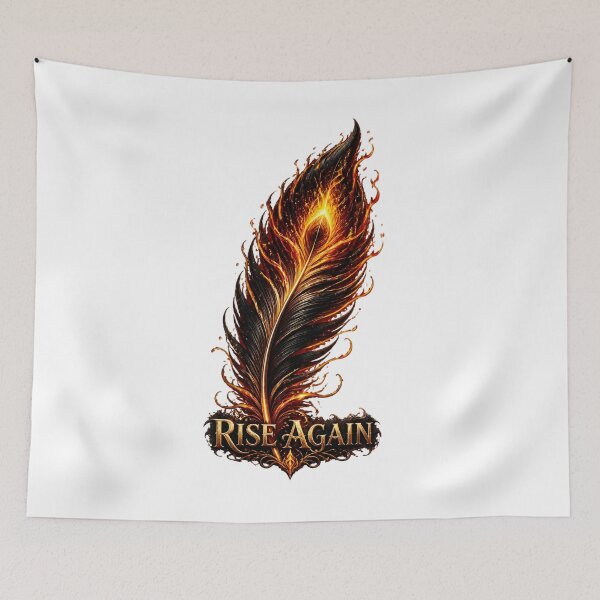 Item preview, Rise Again Phoenix Feather designed and sold by SurajDesigns.