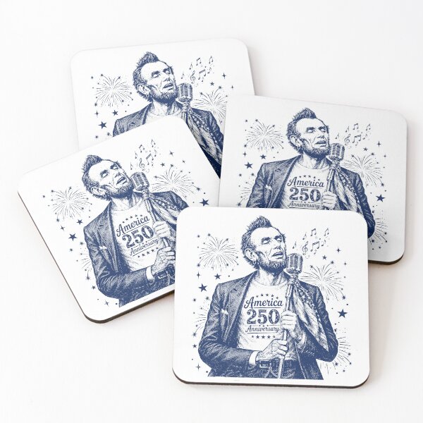 Item preview,  Abraham Lincoln Singing Funny 250 Years of America  designed and sold by Ortigzitoun.