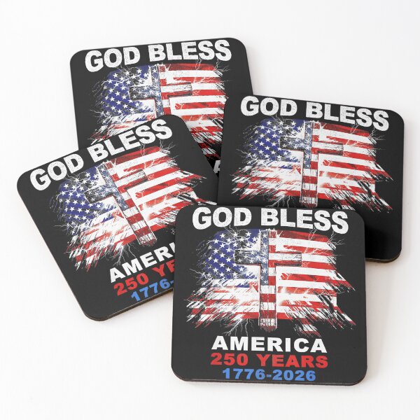 Item preview, God Bless America 250 Years 1776-2026 American Patriot Christian Anniversary designed and sold by QuentinHarrow.