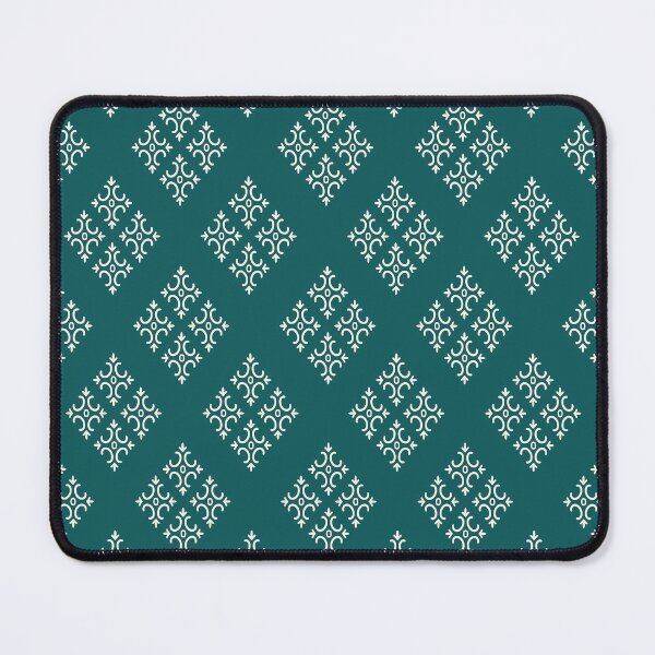 Item preview, Teal and Ivory Decorative Seamless Pattern designed and sold by ccitypictures.