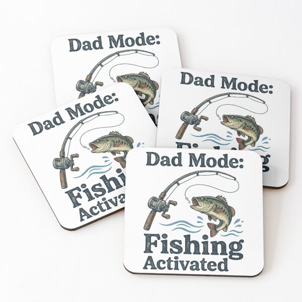 Item preview, Dad Mode Fishing Activated designed and sold by wingoo22.