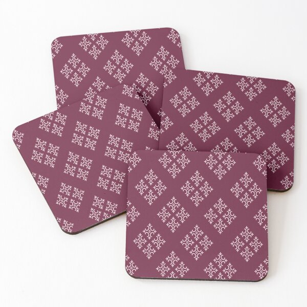 Item preview, Burgundy and Blush Vintage Ornamental Pattern designed and sold by ccitypictures.