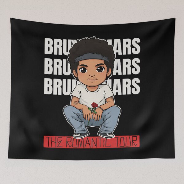 Item preview,  Bruno The Romantic Tour Cute Chibi Bruno Mars designed and sold by Thewallart.