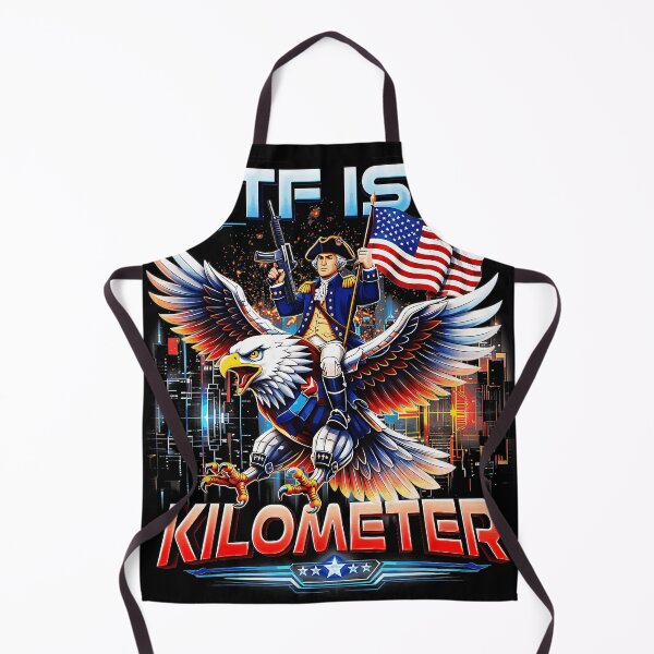 Item preview, Wtf Is A Kilometer American Patriot Freedom Humor designed and sold by QuentinHarrow.