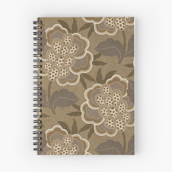 Item preview, Vintage Botanical Tapestry - Caramel Brown designed and sold by Sarah Thorpe Designs .