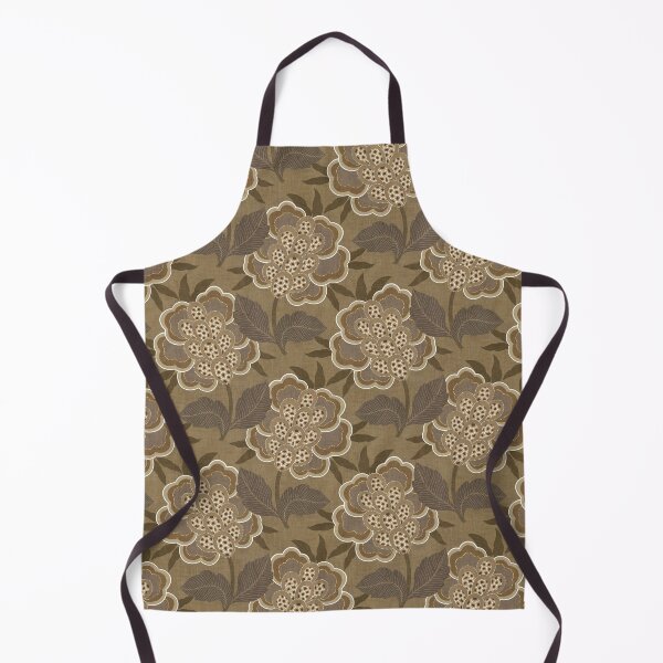 Item preview, Vintage Botanical Tapestry - Caramel Brown designed and sold by Sarah Thorpe Designs .