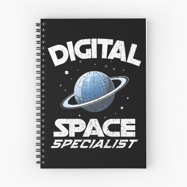Item preview, Digital Space Specialist Planet - Retro Sci-Fi Astronomy Art - Vintage Distressed Galactic Explorer programmer developer AI training Prompt Engineer designed and sold by Jt41.