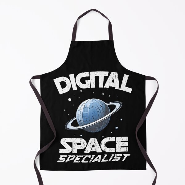 Item preview, Digital Space Specialist Planet - Retro Sci-Fi Astronomy Art - Vintage Distressed Galactic Explorer programmer developer AI training Prompt Engineer designed and sold by Jt41.