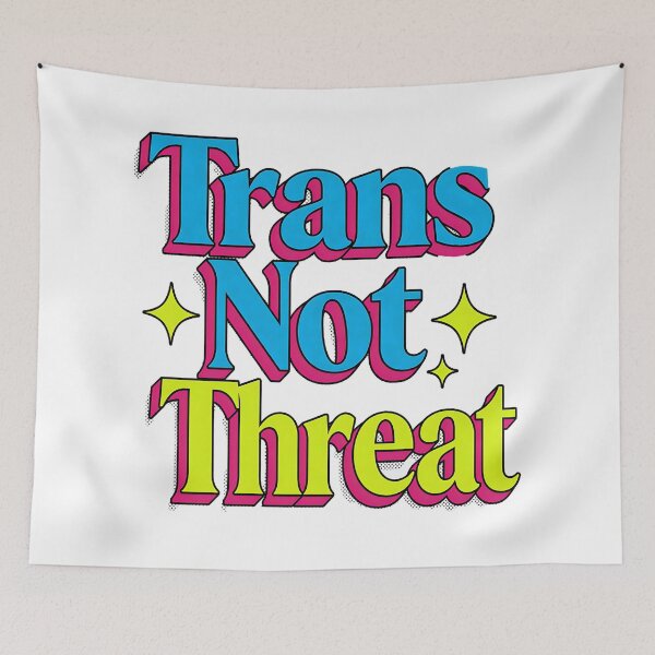 Item preview, Trans Not Threat designed and sold by Fastokart.