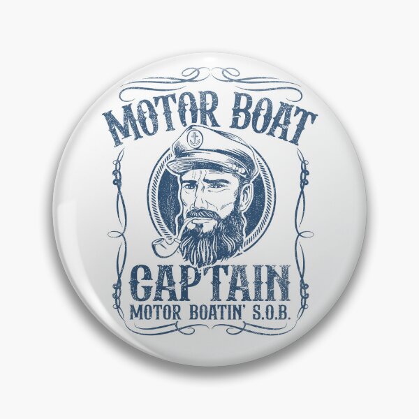 Item preview, Motor Boat Captain Vintage designed and sold by Hedoraxe.
