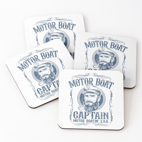 Item preview, Motor Boat Captain Vintage designed and sold by Hedoraxe.