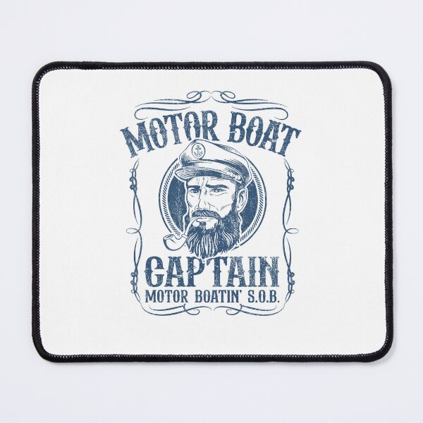 Item preview, Motor Boat Captain Vintage designed and sold by Hedoraxe.