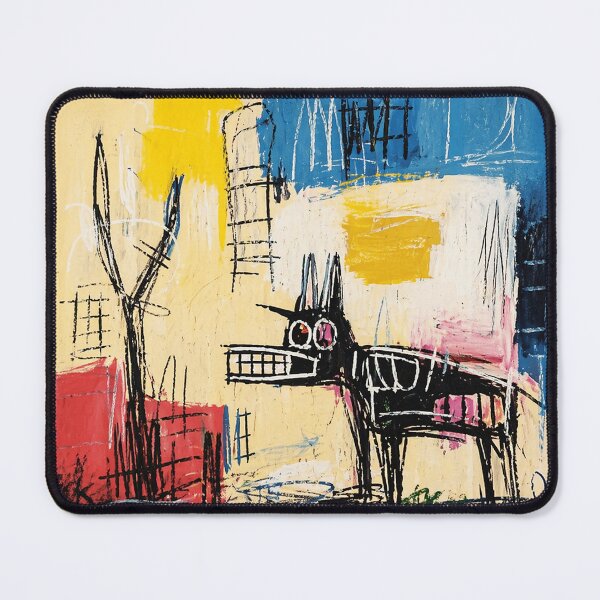 Item preview, Abstract Black Dog Expressionist Painting designed and sold by Modaozushi216.