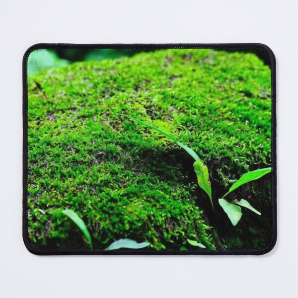 Item preview, Stone covered in moss with grass designed and sold by OneKaasarts.