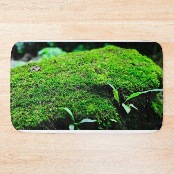 Item preview, Stone covered in moss with grass designed and sold by OneKaasarts.
